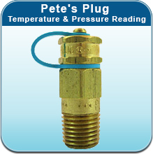 Pete’s Plug (Temperature & Pressure Reading)